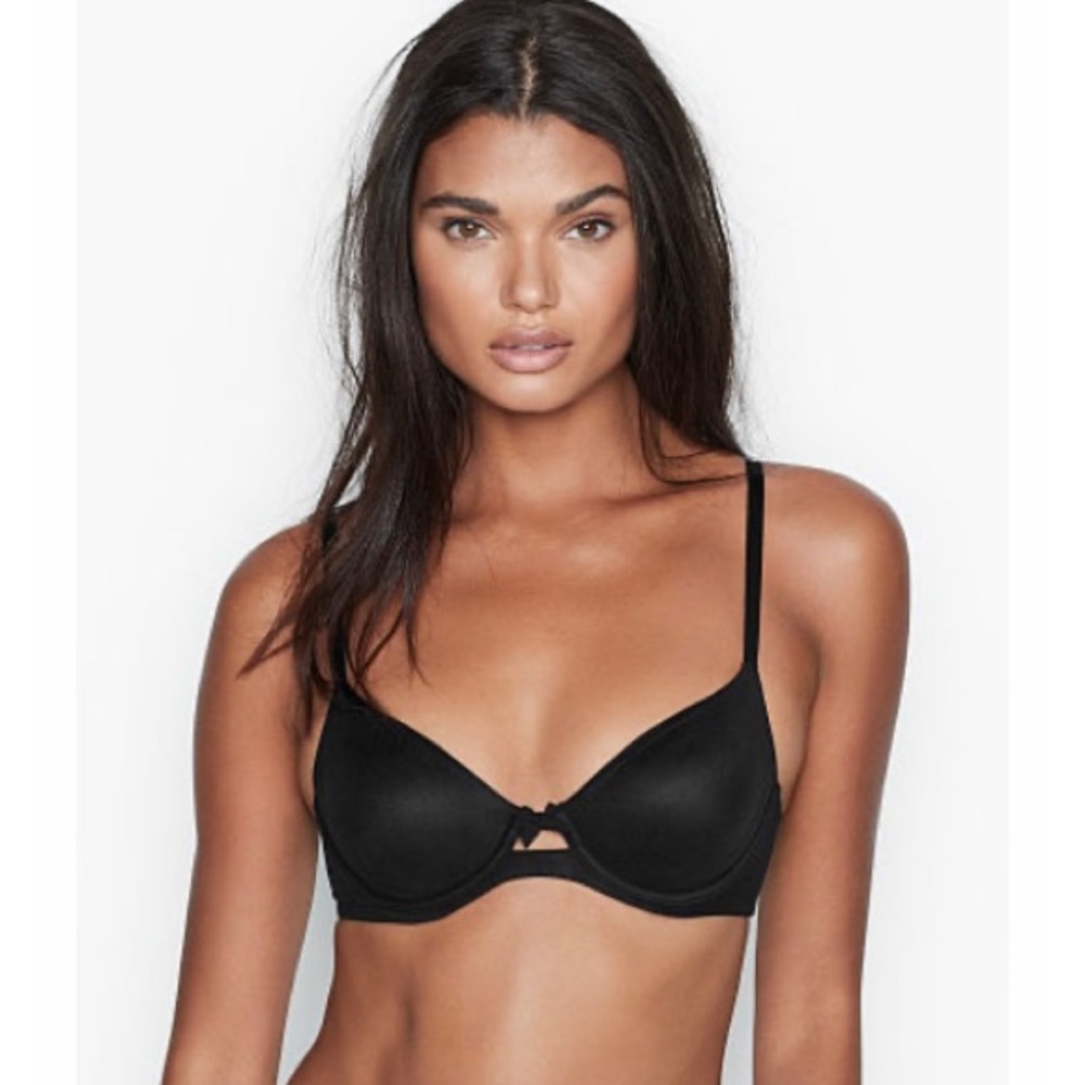 Body by Victoria Black Unlined Demi Bra